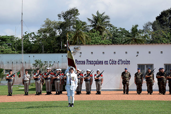 base militaire française en Côte d'Ivoire