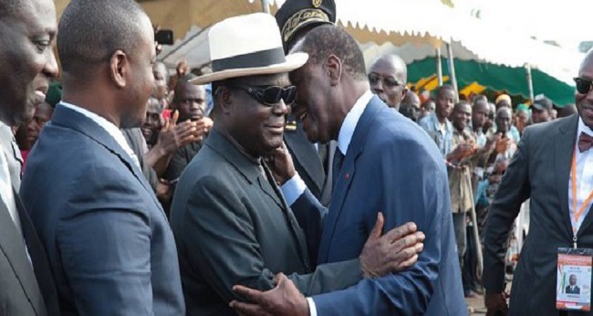 le président Dramane Ouattara et le président Bédié, deux grands leaders