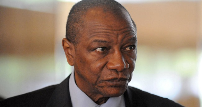 Alpha Condé, président de la Guinée Conakry