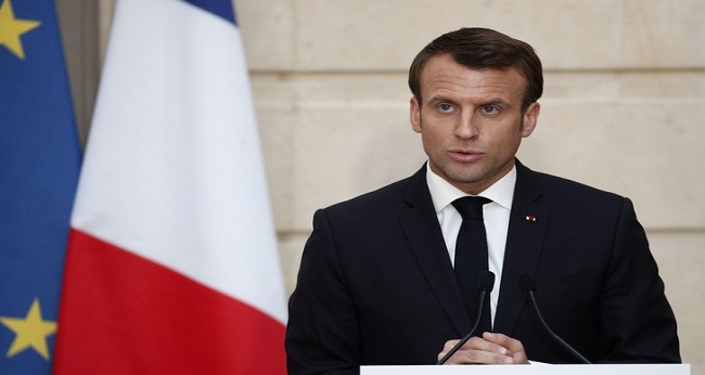 Le président Emmanuel Macron face à la nation