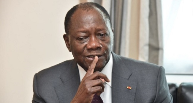 Le président Dramane Ouattara face au virus corona