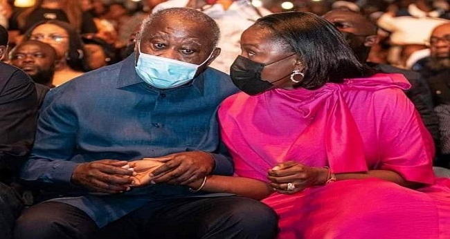 Laurent Gbagbo et Nady Bamba