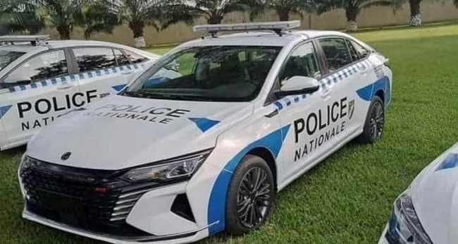 Nouvelles voitures de police à Abidjan