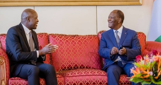 Ouattara reçoit Mabri