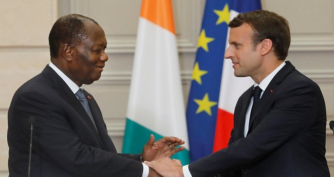 Macron félicite Ouattara