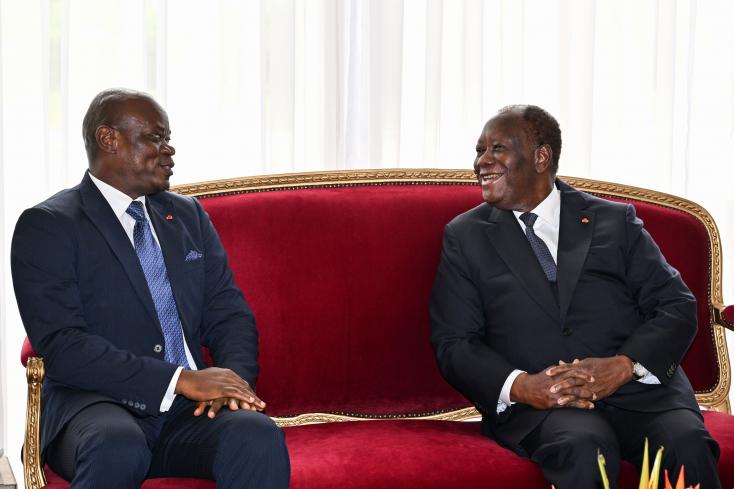 Oligui Nguema en visite à Abidjan