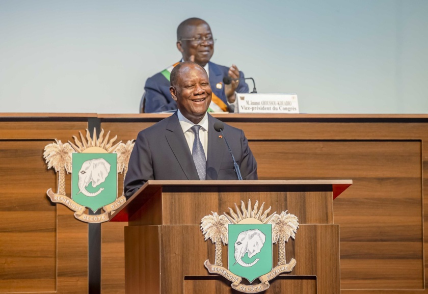 Ouattara devant le congrès