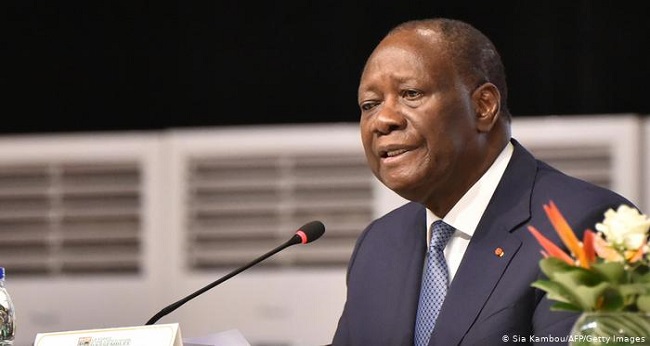 Le président Ouattara Alassane s'exprime