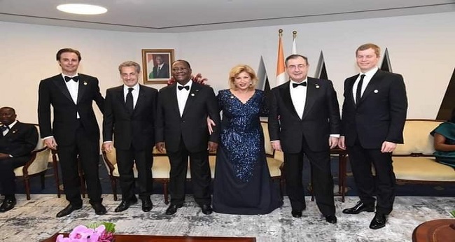 Le président Ouattara et ses amis