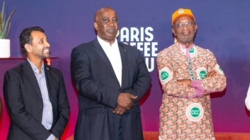 L'ambassadeur Aly Touré au Paris Coffee Show