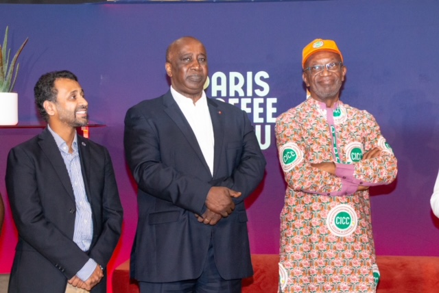 L'ambassadeur Aly Touré au Paris Coffee Show