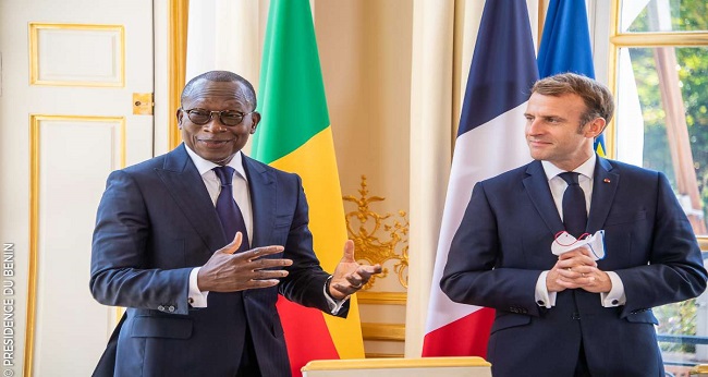 Emmanuel Macron au Bénin