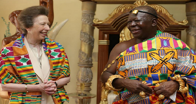 Visite du roi ghanéen en Angleterre