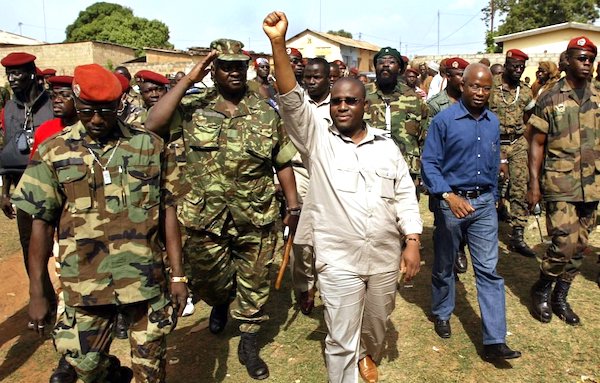 Soro Guillaume en compagnie des rebelles