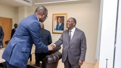Ouattara reçoit Tidjane Thiam