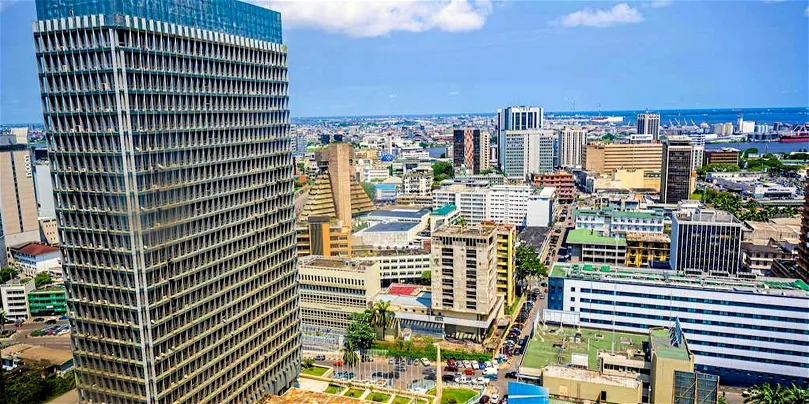 Une ville de Côte d'Ivoire