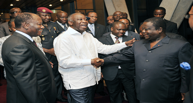 Ouattara, Bédié et Gbagbo, le trio politique de Côte d'Ivoire