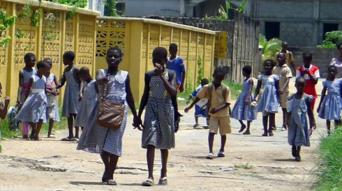 les élèves ivoiriens dans les rues