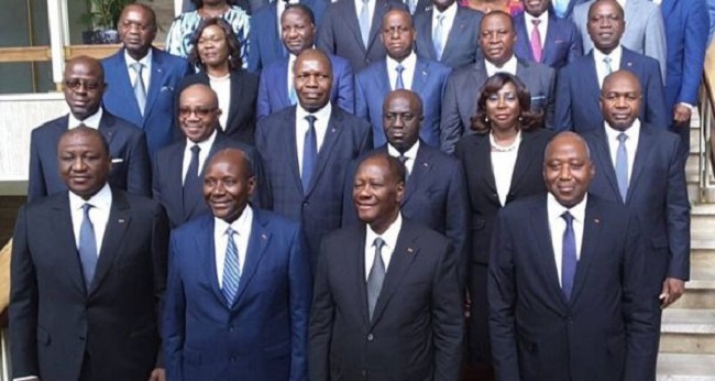 autorités ivoiriennes, séance photo