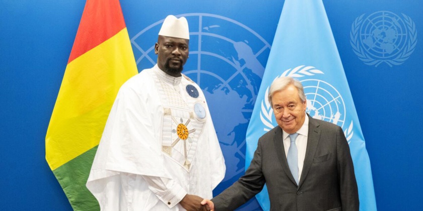 Mamadi Doumbouya à l'ONU