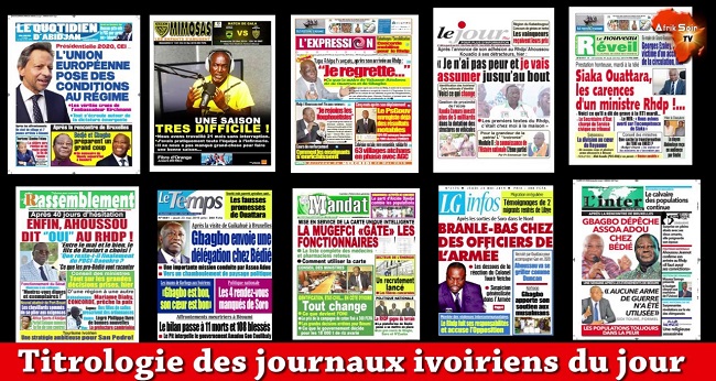 Journaux ivoiriens à revoir