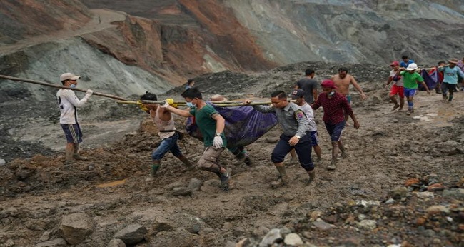 mines de jade en Birmanie