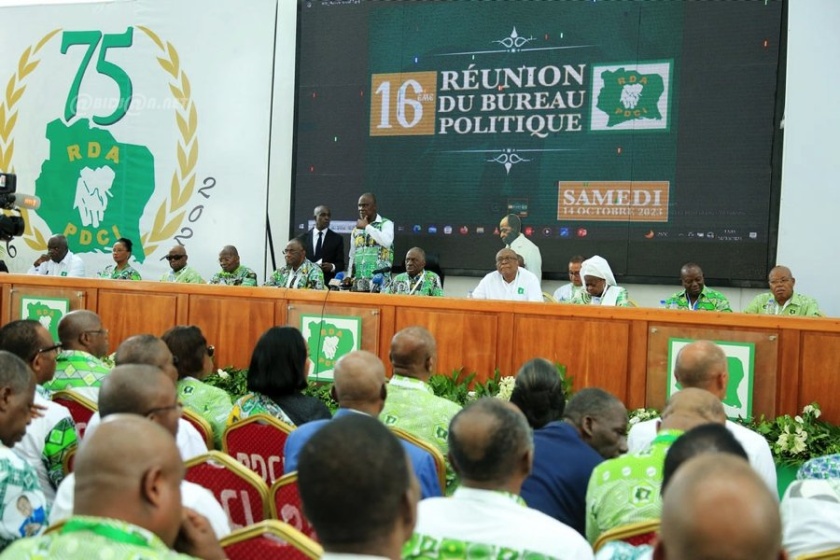 réunion des cadres du PDCI RDA