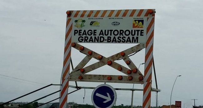 Nouveau péage à Grand-Bassam