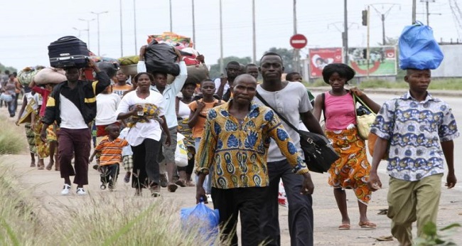 7 500 ivoiriens réfugiés au Libéria