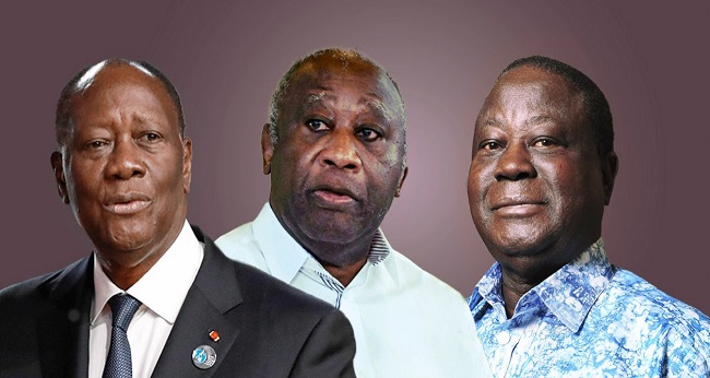 trois ténors de la politique ivoirienne